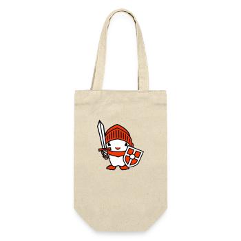 Duck Knight Armor Sword Shield Helmet Fighter - Gift Bag for Bottles - nature - Front