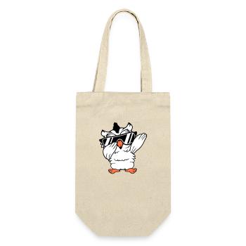 Owl Dabbing Dab Dance Pose Gesture Sunglasses Cute - Gift Bag for Bottles - nature - Front