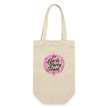 Équipe de fête entre filles - Sac à bouteille - nature - Devant