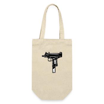 Uzi - Geschenkbeutel für Flaschen - Natur - Vorne