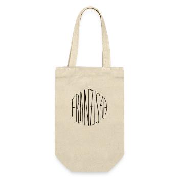 Franziska - Geschenkbeutel für Flaschen - Natur - Vorne