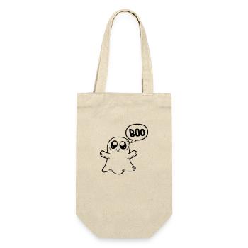Scaring Ghost Boo - Gift Bag for Bottles - nature - Front