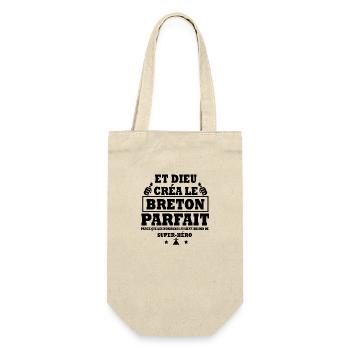 breton parfait / cadeau humour breton - Sac à bouteille - nature - Devant