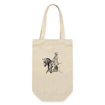 cheval et son cavalier - Sac à bouteille - nature - Devant