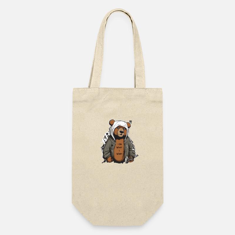 Je fais ce que je veux Ours - Sac à bouteille - nature