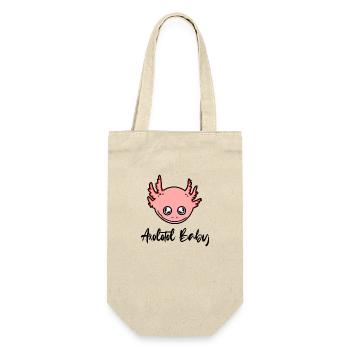Cute Axolotl Baby - Axolotl Smile - Gift Bag for Bottles - nature - Front