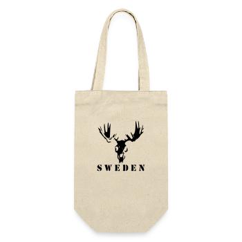 Moose Skull Sweden - Gift Bag for Bottles - nature - Front