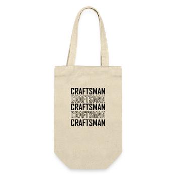 Craftsman Handyman Craft Tool Construction Site - Gift Bag for Bottles - nature - Front