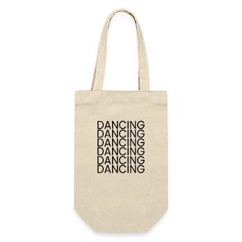 Dancing Dance Music - Gift Bag for Bottles - nature - Front