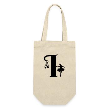 Lettre i ballerine - Sac à bouteille - nature - Devant