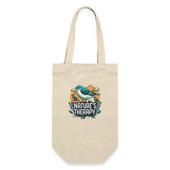 "la thérapie de la nature" - Sac à bouteille - nature - Devant