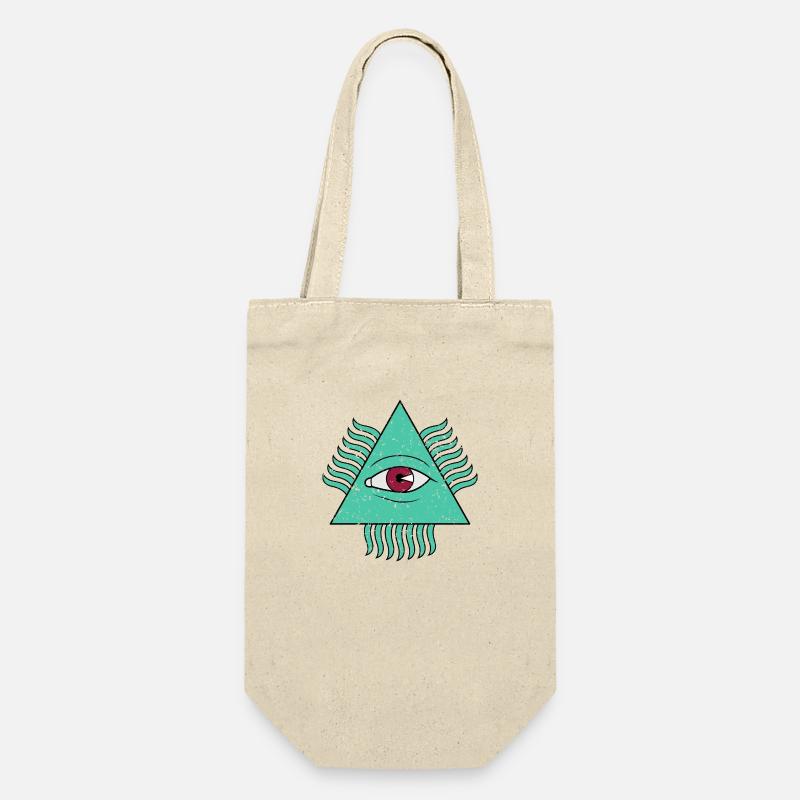 Pyramid Eye - Gift Bag for Bottles - nature