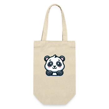 Panda Bear: Cartoon Theme - Gift Bag for Bottles - nature - Front