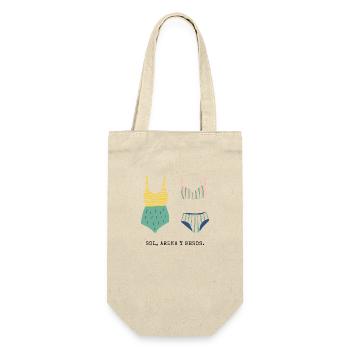 Arena, Sol y Besos - Gift Bag for Bottles - nature - Front