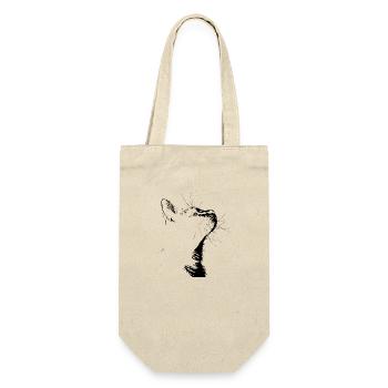 Katze, katzenmotiv, süße, geschenk, geschenkideen - Geschenkbeutel für Flaschen - Natur - Vorne
