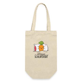 Chemise de nuit officielle carotte - Sac à bouteille - nature - Devant