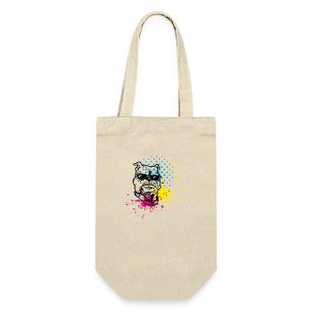 Bulldog Splash - Gift Bag for Bottles - nature - Front