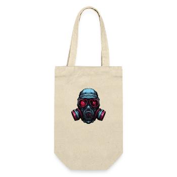 Gas mask - Gift Bag for Bottles - nature - Front