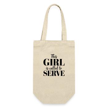 Strength through vocation - Gift Bag for Bottles - nature - Front