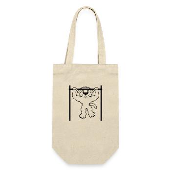 Dog Pull-ups Bar Muscles Gym Pull-Up Bar - Gift Bag for Bottles - nature - Front