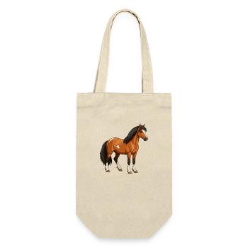 New Forest Pony reel - Gift Bag for Bottles - nature - Front