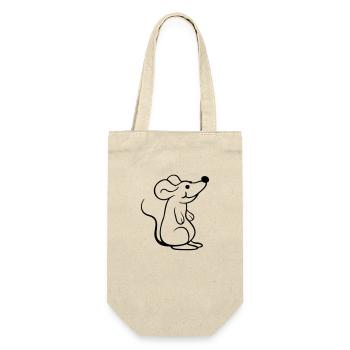 Mouse Mouse Cute Little Rat Rodent Friendly - Gift Bag for Bottles - nature - Front