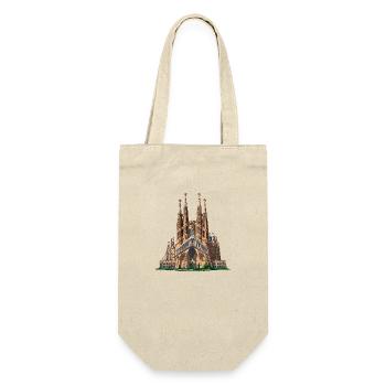 Sagrada Familia - Geschenkbeutel für Flaschen - Natur - Vorne