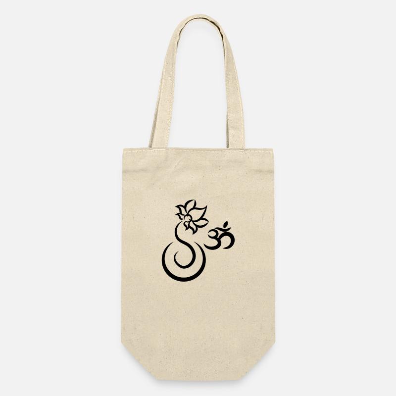 Yoga Ayurveda Logo - Gift Bag for Bottles - nature