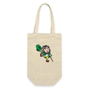 Leprechaun St Patricks - Gift Bag for Bottles - nature - Front