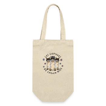 Copines de Lama-riee, EVJF, mariage, Team mariée - Sac à bouteille - nature - Devant