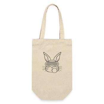 Lapin chewing-gum bubble cool - Sac à bouteille - nature - Devant