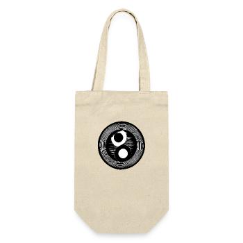Yin Yang Signe Symbole Paix Heureux 8 - Sac à bouteille - nature - Devant