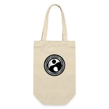 Yin Yang Sign Symbol Peace Happy 11 - Gift Bag for Bottles - nature - Front