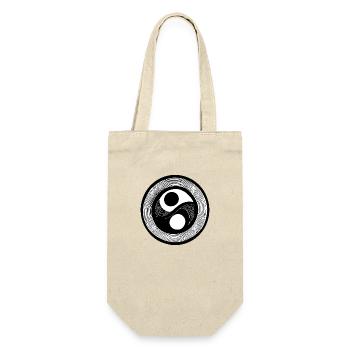 Yin Yang Sign Symbol Peace Happy 13 - Gift Bag for Bottles - nature - Front