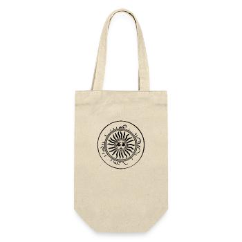 Sun Moon Mosaic Astrology mystical symbol 9 - Gift Bag for Bottles - nature - Front