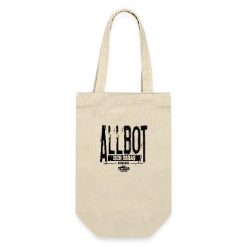 Allbot isch ebbas - Geschenkbeutel für Flaschen - Natur - Vorne
