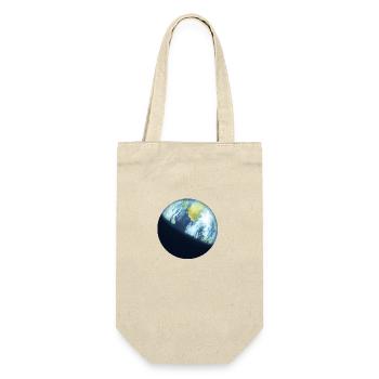 Planet Erde - Geschenkbeutel für Flaschen - Natur - Vorne