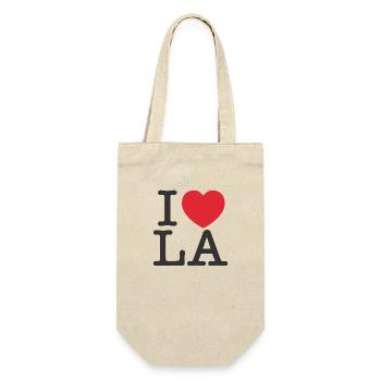 I Love THE | I Love Los Angeles | I Heart LA - Gift Bag for Bottles - nature - Front