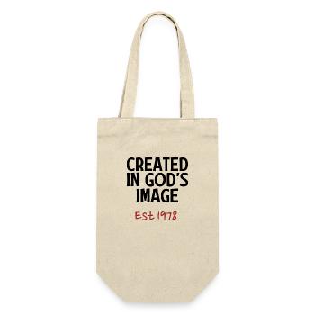 Créé à l’image de Dieu est 1978 - Sac à bouteille - nature - Devant