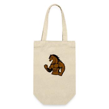 Strong Horse - Gift Bag for Bottles - nature - Front