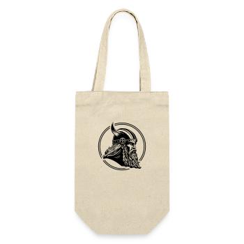 Viking Odin Symbole du casque viking - Sac à bouteille - nature - Devant
