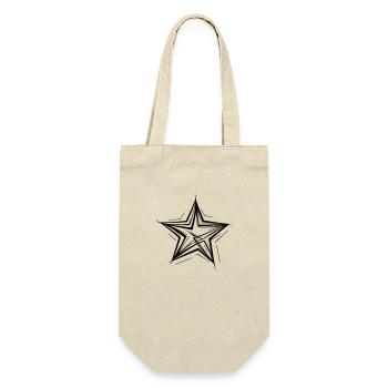 Hand-drawn noble star - Gift Bag for Bottles - nature - Front