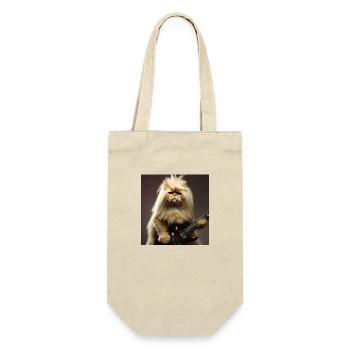 Persian cat Negan as a rocker - Gift Bag for Bottles - nature - Front