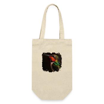Les colibris sont connus pour leurs plumes iridescentes - Sac à bouteille - nature - Devant