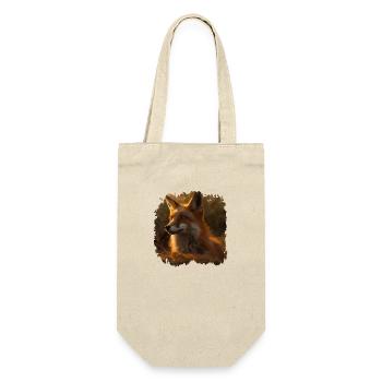 The fox is considered intelligent and cunning - Gift Bag for Bottles - nature - Front