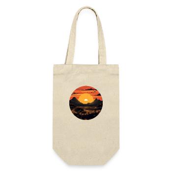 Coucher de soleil dans le désert - Sac à bouteille - nature - Devant