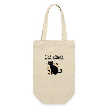 CAT titude - Gift Bag for Bottles - nature - Front