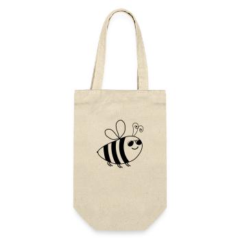 Bee - Gift Bag for Bottles - nature - Front