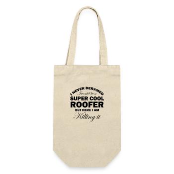 Craftsman Handyman Craft Tool Construction Site - Gift Bag for Bottles - nature - Front