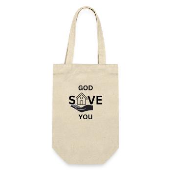 Dieu vous sauve - Sac à bouteille - nature - Devant